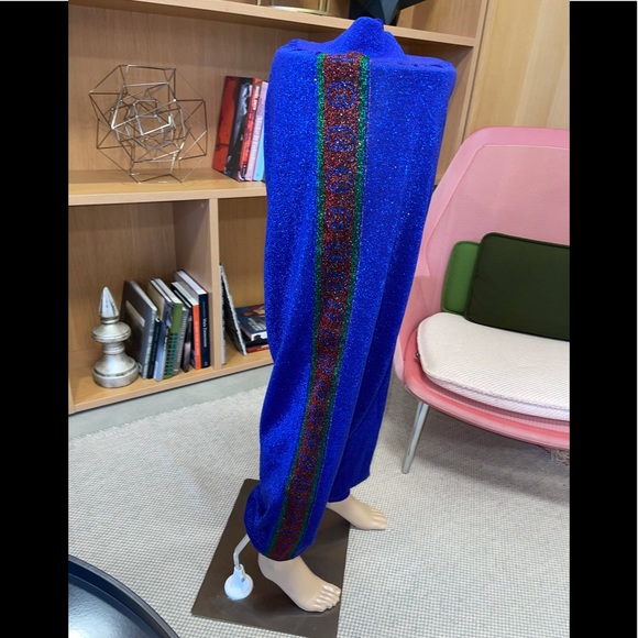 Gucci Wool Lame GG Stripe Pants - Picture 12 of 12